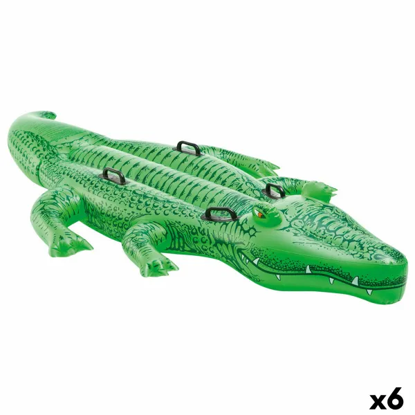 Inflatable Pool Float Intex Krokodils 203 x 30 x 114 cm (6 gb.)