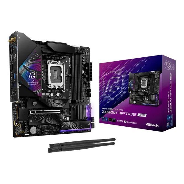Pagrindinė plokštė ASRock Z890M Riptide WiFi Intel Z890 LGA 1851