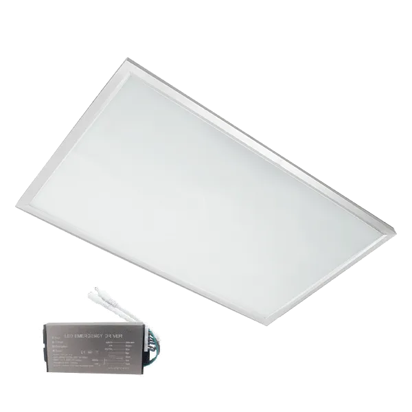 LED-PANEELI 36W 4000-4300K 595X295mm VALKOINEN RUNKO IP54+HÄTÄVALVONTAPAKKAUSSARJA