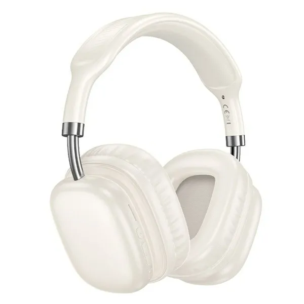Belaidės ausinės Hoco W52 milky white