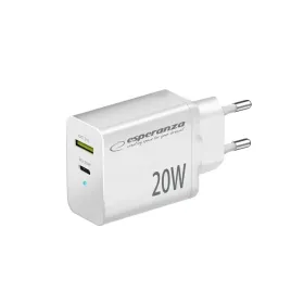 Сетевое зарядное устройство Esperanza EZC105W Белый 20 W