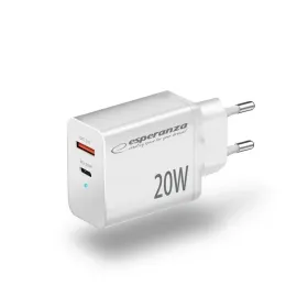 Сетевое зарядное устройство Esperanza EZC105W Белый 20 W