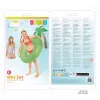 Inflatable Floating Doughnut Intex Neon 91 x 91 cm (24 Units)