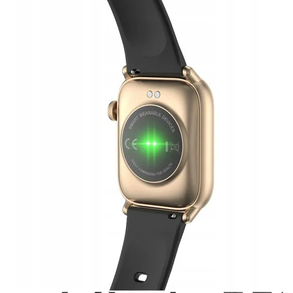 Išmanusis laikrodis Oromed ORO SMART FIT 6 Juoda Auksinis 1,69"
