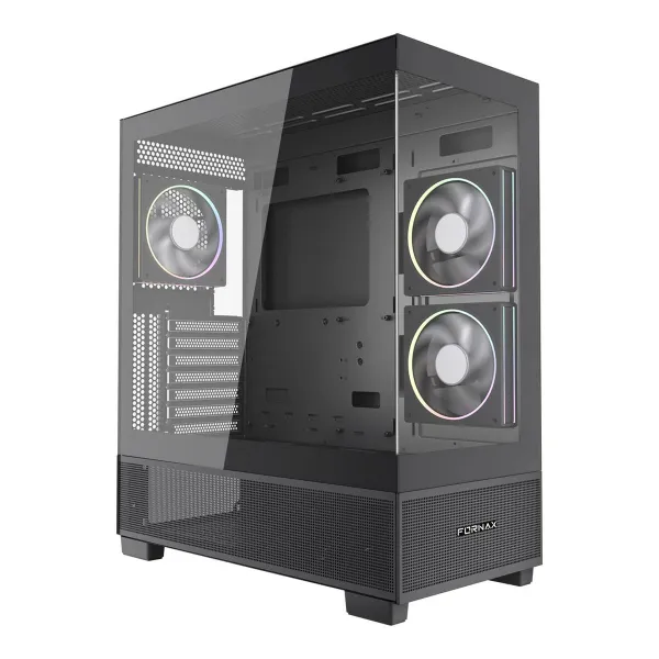 ATX pusiau bokšto tipo korpusas GEMBIRD CCC-FC-X550 Juoda