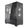 ATX pusiau bokšto tipo korpusas GEMBIRD CCC-FC-X550 Juoda