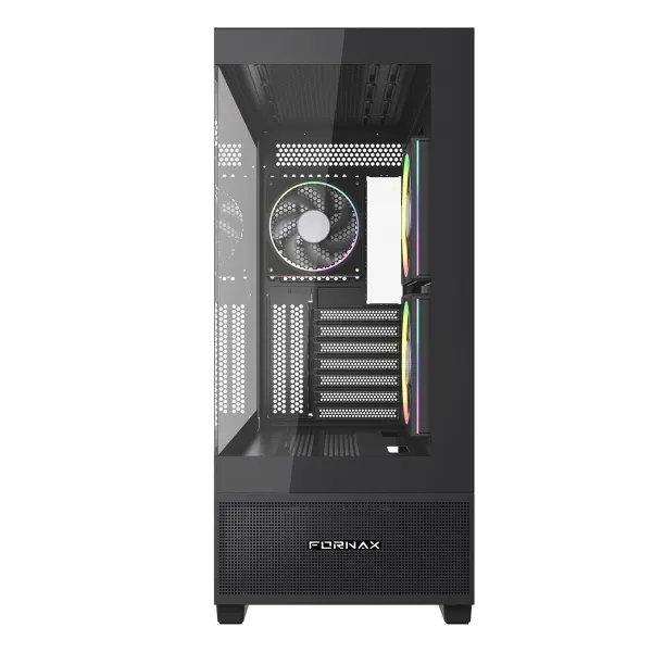 ATX pusiau bokšto tipo korpusas GEMBIRD CCC-FC-X550 Juoda