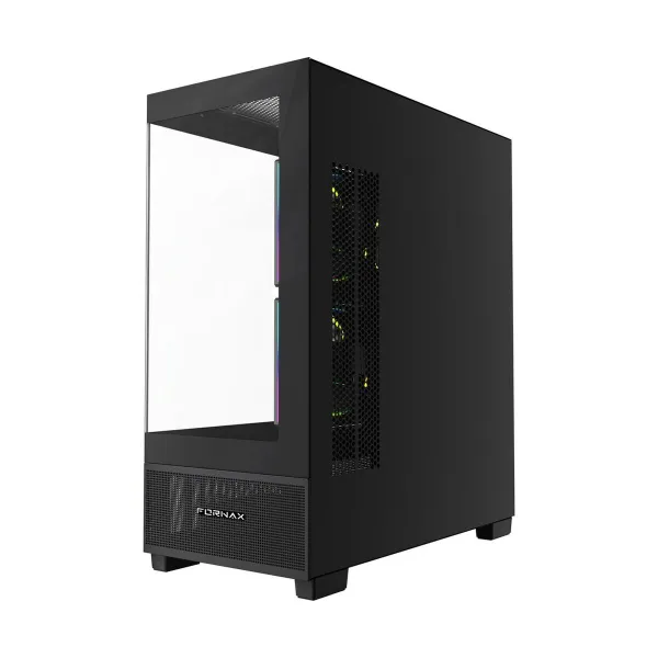 ATX pusiau bokšto tipo korpusas GEMBIRD CCC-FC-X550 Juoda