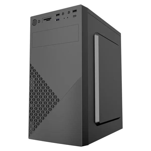 ATX pusiau bokšto tipo korpusas GEMBIRD CCC-FC-K170-600W Juoda