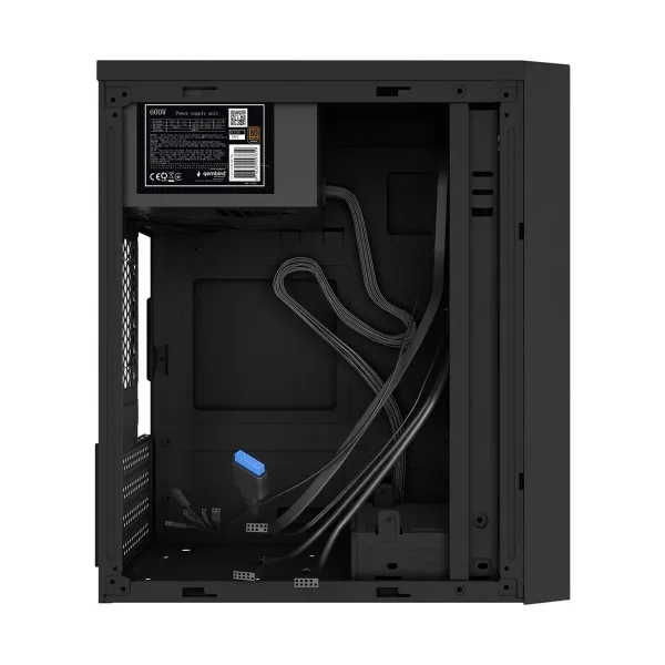ATX pusiau bokšto tipo korpusas GEMBIRD CCC-FC-K170-600W Juoda