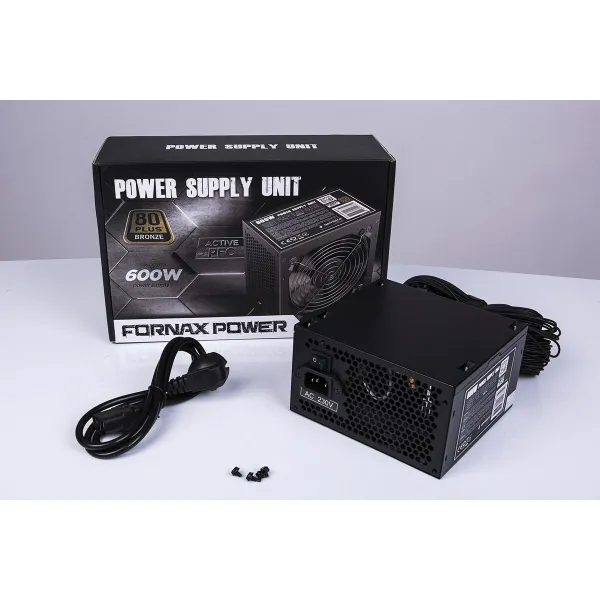 Источник питания GEMBIRD CCC-PSU80P-BBP-600 600 W 80 Plus Bronze