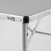 Folding Table Aktive Camping Grey 90 x 70 x 60 cm (2 Units)
