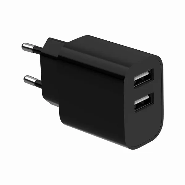 Сетевое зарядное устройство GEMBIRD TA-UC-2A12-01-BK Белый