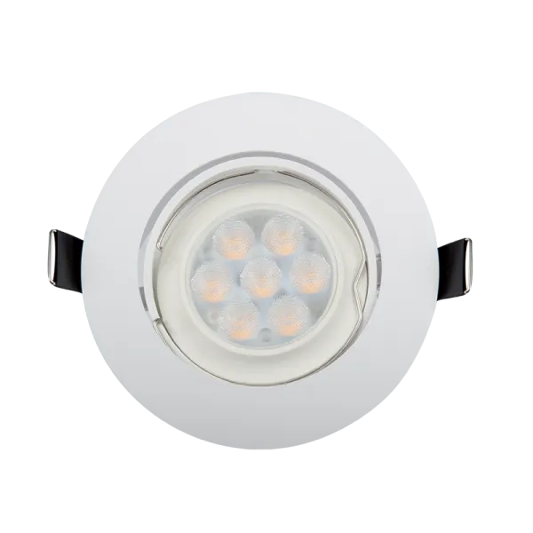 LED-MUOVINEN PYÖREÄ KOHDEVALO, TEHOKAS, 6 W, 4000–4300 K, VALKOINEN