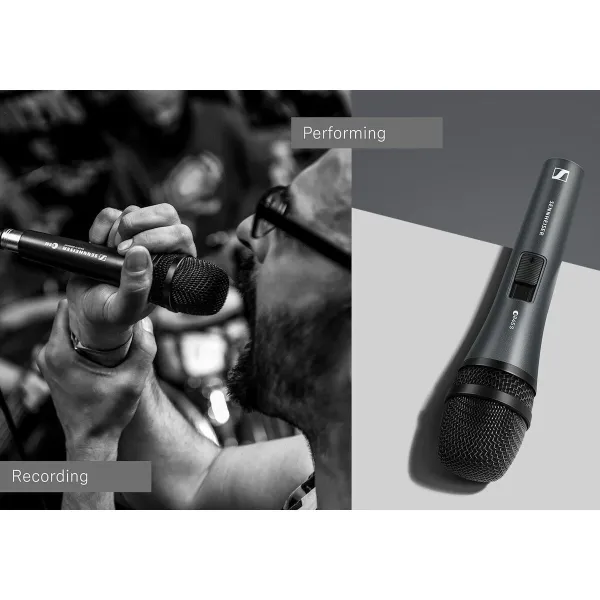 Dünaamiline mikrofon Sennheiser E845-S Must Grafiithall