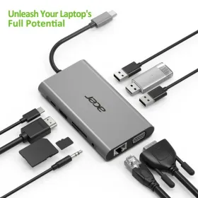 USB-jaotur Acer HP.DSCAB.002 Hõbedane