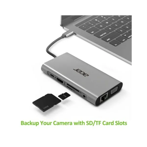 USB-jaotur Acer HP.DSCAB.002 Hõbedane
