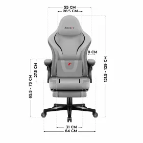 Pelituoli Huzaro HZ-FORCE 4.6 GREY
