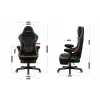 Žaidimų kėdė Huzaro HZ-FORCE 4.6 RGB BLACK MESH