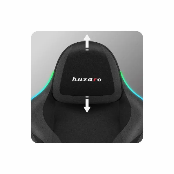 Žaidimų kėdė Huzaro HZ-FORCE 4.6 RGB BLACK MESH