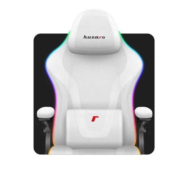 Žaidimų kėdė Huzaro HZ-FORCE 4.6 RGB WHITE MESH