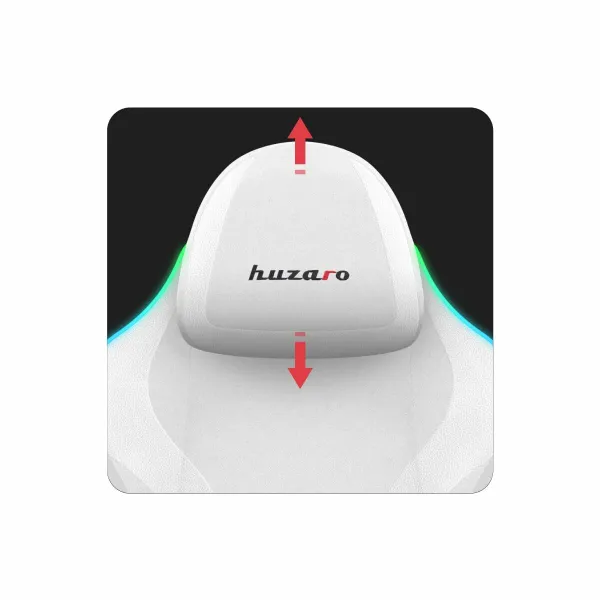 Žaidimų kėdė Huzaro HZ-FORCE 4.6 RGB WHITE MESH