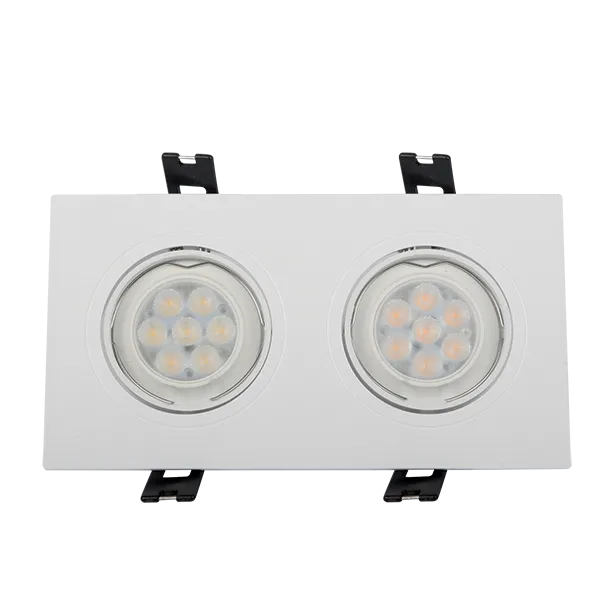 LED-MUOVINEN SUORAKULMINEN KOHDEVALO, TEHOKAS, 2X6W, 2700-3000K, VALKOINEN