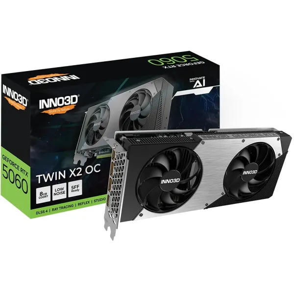 Vaizdo korta INNO3D N50602-08D7X-195070N GEFORCE RTX 5060 8 GB