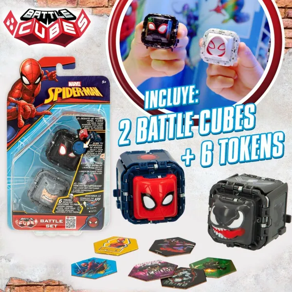 Prasmju Spēle Spider-Man Battle Cubes (12 gb.)