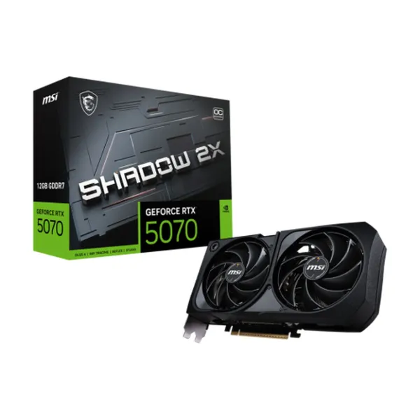 Graphics card MSI RTX 5070 12G SHADOW 2X OC nvidia geforce rtx 5070 12 GB GDDR7