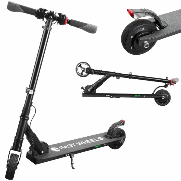 Elektrinis paspirtukas Rebel ZAB0020 Juoda 250 W