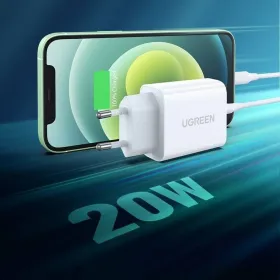 Сетевое зарядное устройство Ugreen 6957303864508 Белый 20 W