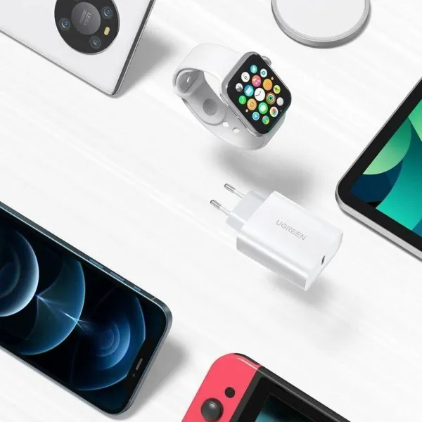 Сетевое зарядное устройство Ugreen 6957303864508 Белый 20 W