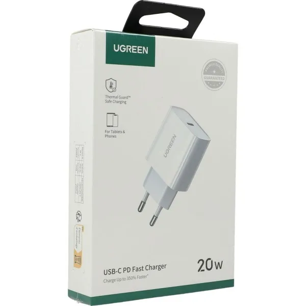 Сетевое зарядное устройство Ugreen 6957303864508 Белый 20 W