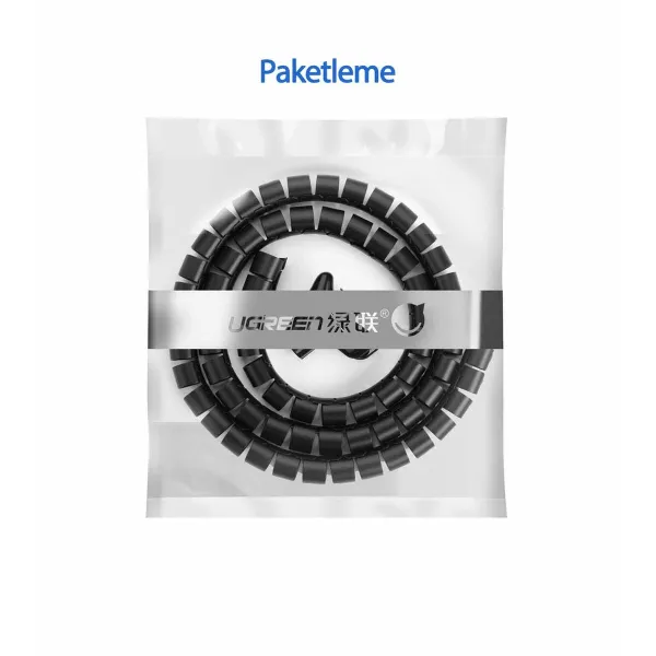Kabeļu atloki Ugreen 30818 Zaļš Polietilēns Plastmasa
