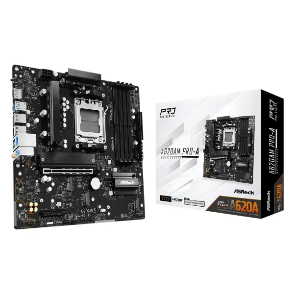Материнская плата ASRock A620AM PRO-A AMD AM5 AMD A620