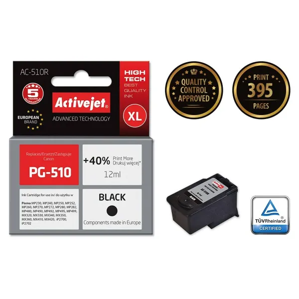 Originaalne Tindikassett Activejet AC-510R Must