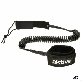 Leash Aktive Melns 20 cm Spirāle Sup boards