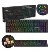 Klaviatūra Savio STYX PEACH SILENT Melns Daudzkrāsains QWERTY