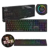 Klaviatūra Savio STYX BROWN Juoda Spalvotas Qwerty US QZERTY