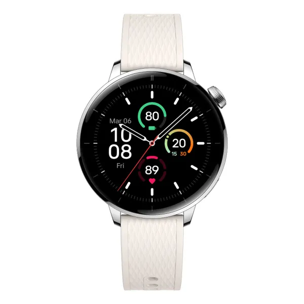 Viedpulkstenis OnePlus Watch 3 Balts Titāna Sudrabains 1,32" 43 mm