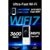Maršrutizatorius ZTE U60 Balta Juoda 3G 4G 5G Wi-Fi 5 GHz Wi-Fi 6 GHz Wi-Fi 4