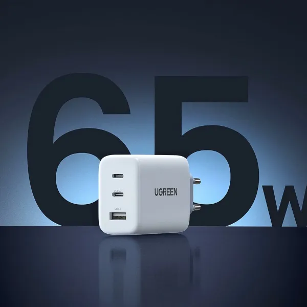 Wall Charger Ugreen 120949 White 65 W