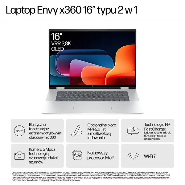 Nešiojamas kompiuteris HP 9S1R5UA 16" Intel Core Ultra 5 125U 16 GB RAM 512 GB SSD (Naudoti A+)