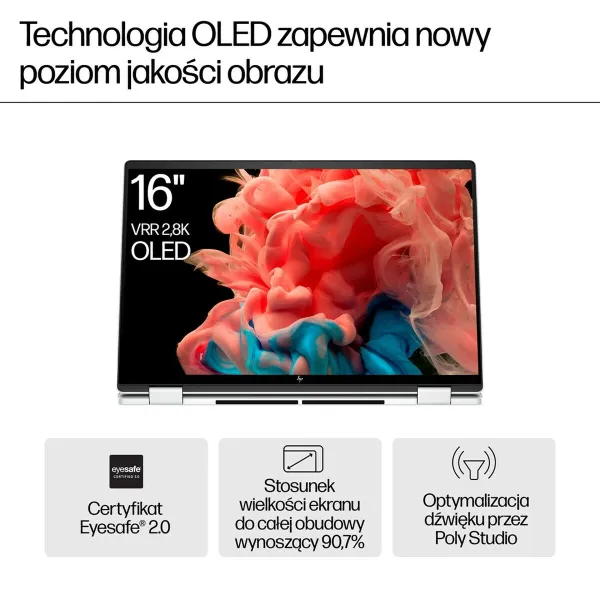 Nešiojamas kompiuteris HP 9S1R5UA 16" Intel Core Ultra 5 125U 16 GB RAM 512 GB SSD (Naudoti A+)