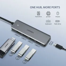 USB-jaotur Ugreen 64260 Hall