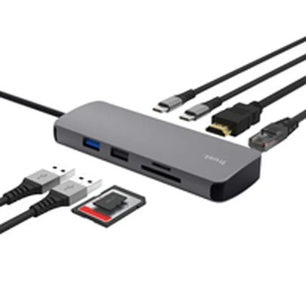 USB-разветвитель Trust 25672 Серый