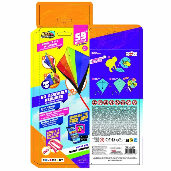 Komēta Eolo Pop-Up Diamond 56 x 59 x 2 cm