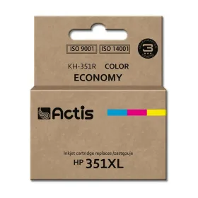 Alkunperäinen mustepatruuna Actis KH-351R Cyanin sininen/Magentan punainen/Keltainen