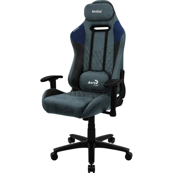 Žaidimų kėdė Aerocool DUKE AeroSuede 180º Mėlyna
